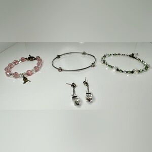 Lot of Swarovski and other Crystal Jewelry #1403